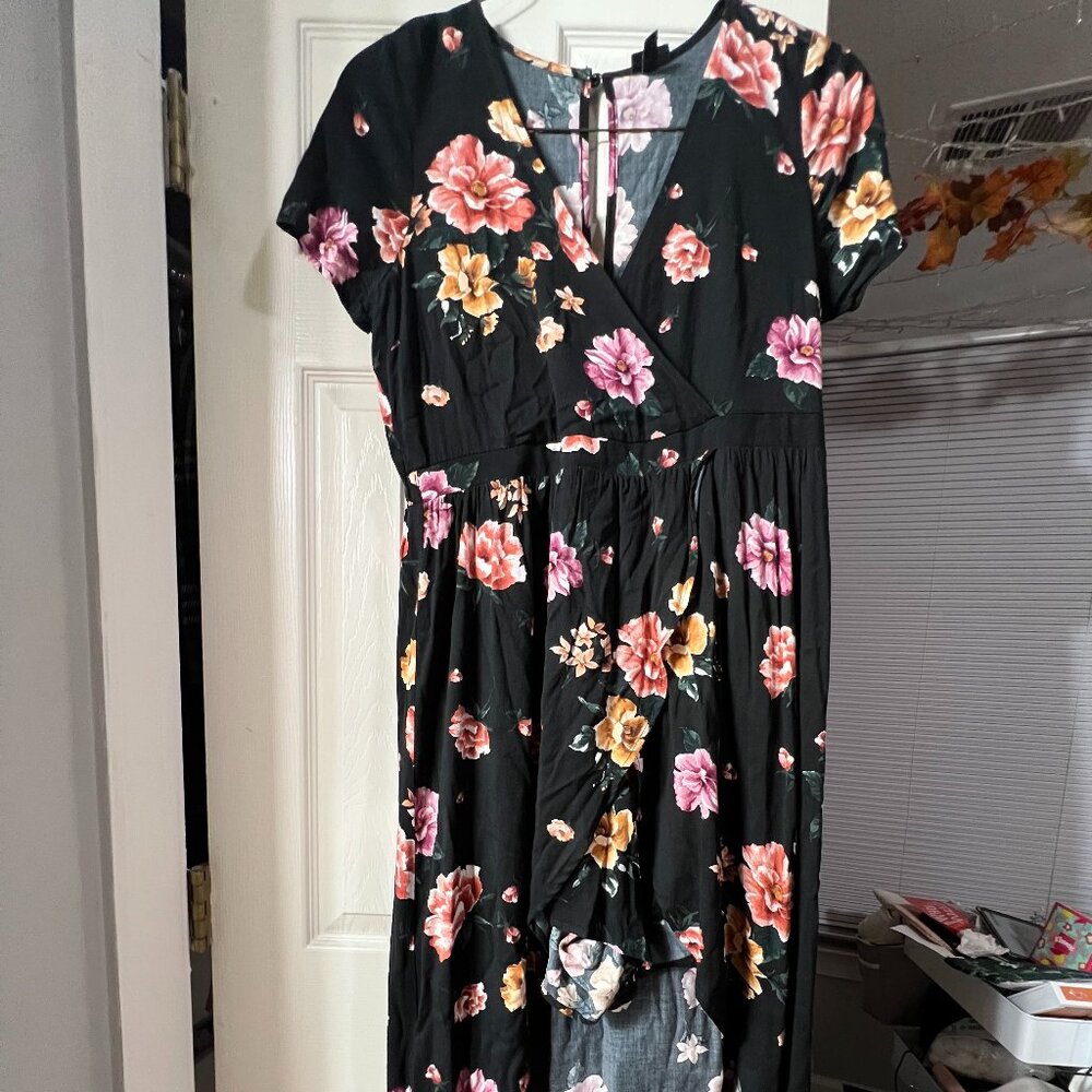 Torrid Surplice Hi-Low Romper